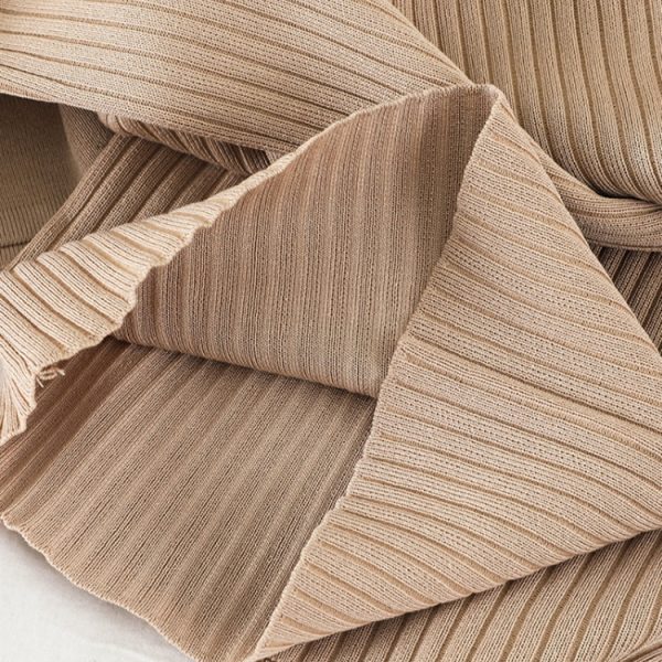 hollow out striped elastic sweaters casual lounge wear color blocking women 2 piece pants set - Image 5