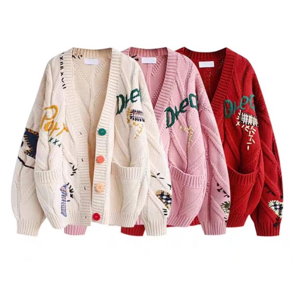 Hot selling slim fit cut out knitted sweaters wide leg pants casual office wear 2 piece matching outfits for women - Image 2